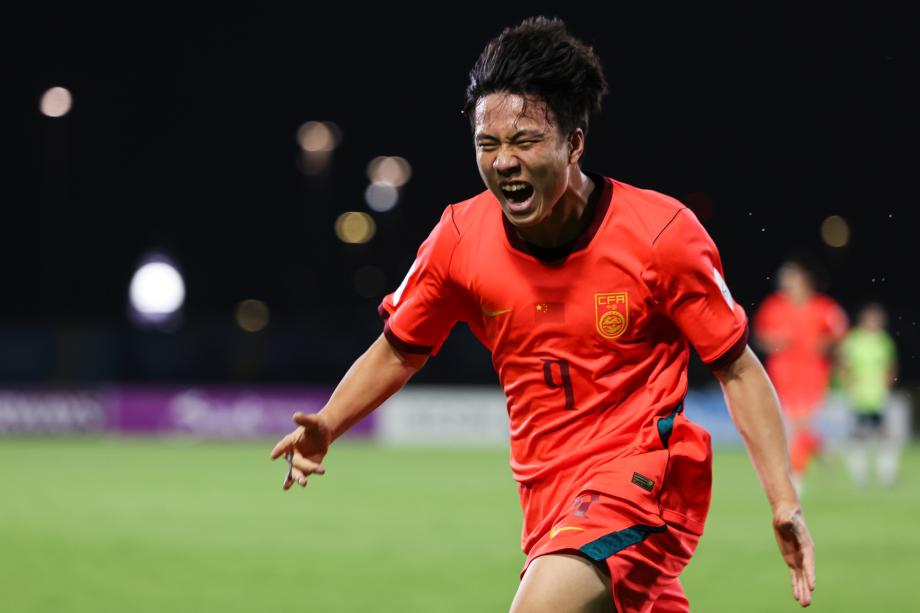 完美世界电竞官网-帅惟浩破门谢晋建功 U17国足2-0澳大利亚晋级决赛